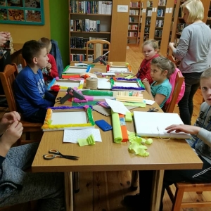 Warsztaty w bibliotece w Krokowej / 26.01.2018