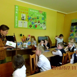 7 maja 2013 / Spotkanie autorskie z malarką i ilustratorką książek dla dzieci - Panią Małgorzatą Flis.