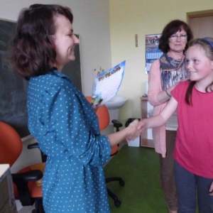 Spotkanie autorskie z Olą Cieślak w filii w Żarnowcu 10 maja 2013