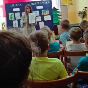Spotkanie autorskie z Lilianą Bardijewską w SP w Lubocinie, 12.05.2016