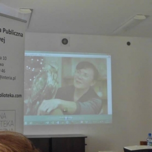 Spotkanie autorskie z dziennikarką Magdą Omilianowicz z bibliotece w Wierzchucinie, 24.05.2016